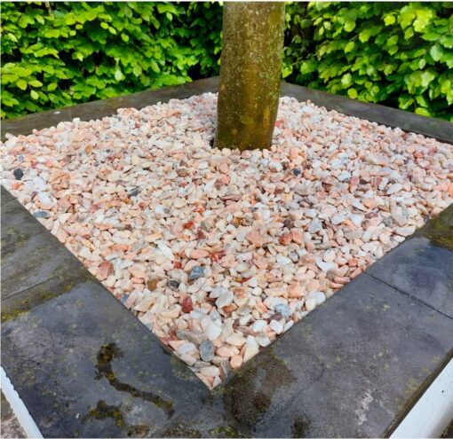 Rosa Milano split toegepast