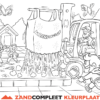 Kleurplaat Zandcompleet