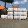 Tapijtvezels verpakt