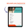 Bouwplan inhoudsopgave